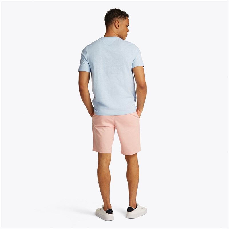 Tommy Hilfiger Heren Texture Slub T-Shirt Breezy Blue