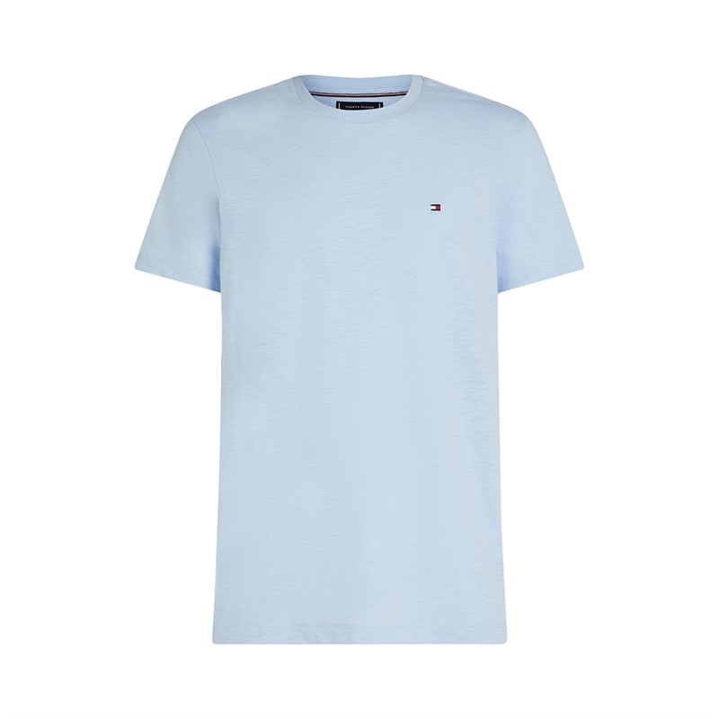 Tommy Hilfiger Heren Texture Slub T-Shirt Breezy Blue