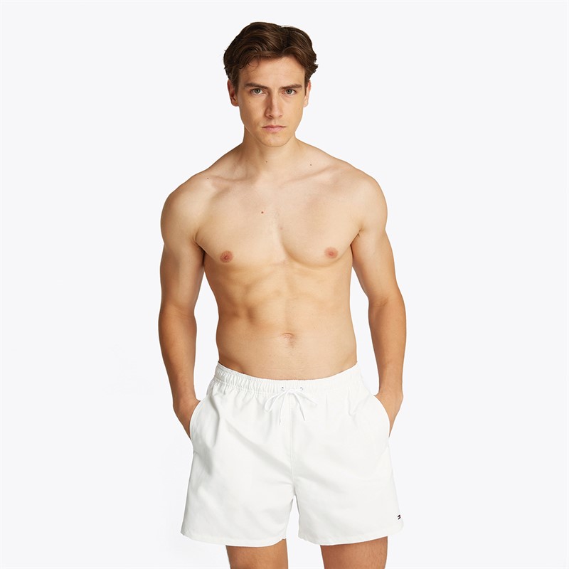 Tommy Hilfiger Heren Zwem Short Optic White