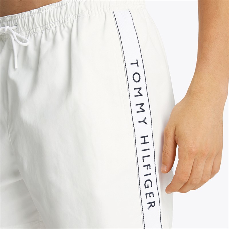 Tommy Hilfiger Heren Zwem Short Optic White