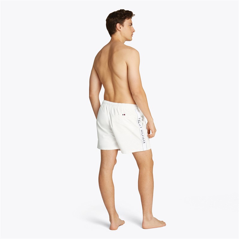 Tommy Hilfiger Heren Zwem Short Optic White
