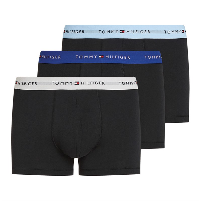 Tommy Hilfiger Heren 3 Pack Trunks Vsl Blauw / Light Cst / Wdg Blauw
