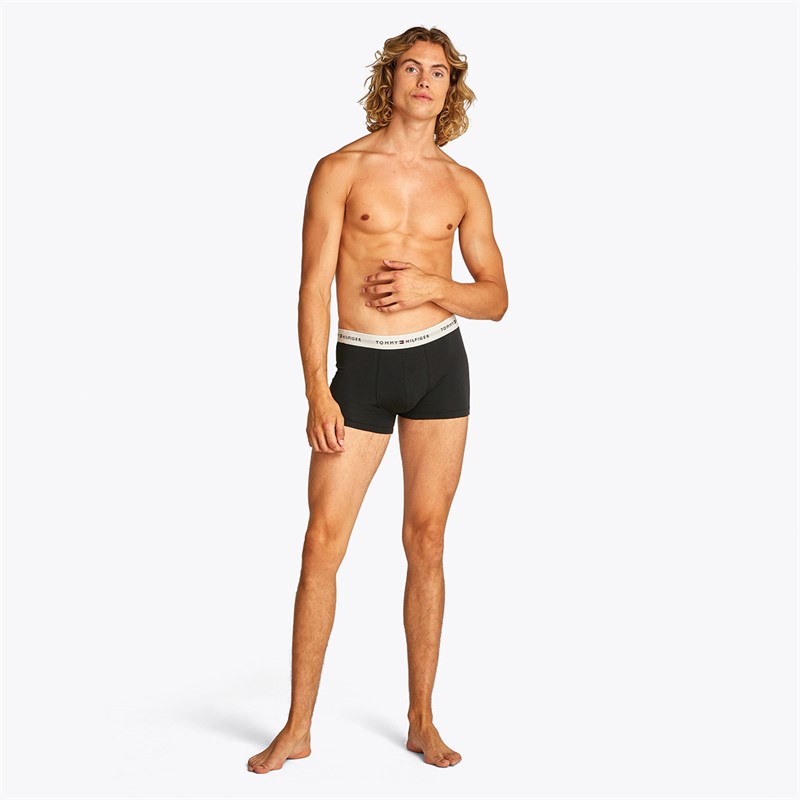 Tommy Hilfiger Heren 3 Pack Trunks Vsl Blauw / Light Cst / Wdg Blauw