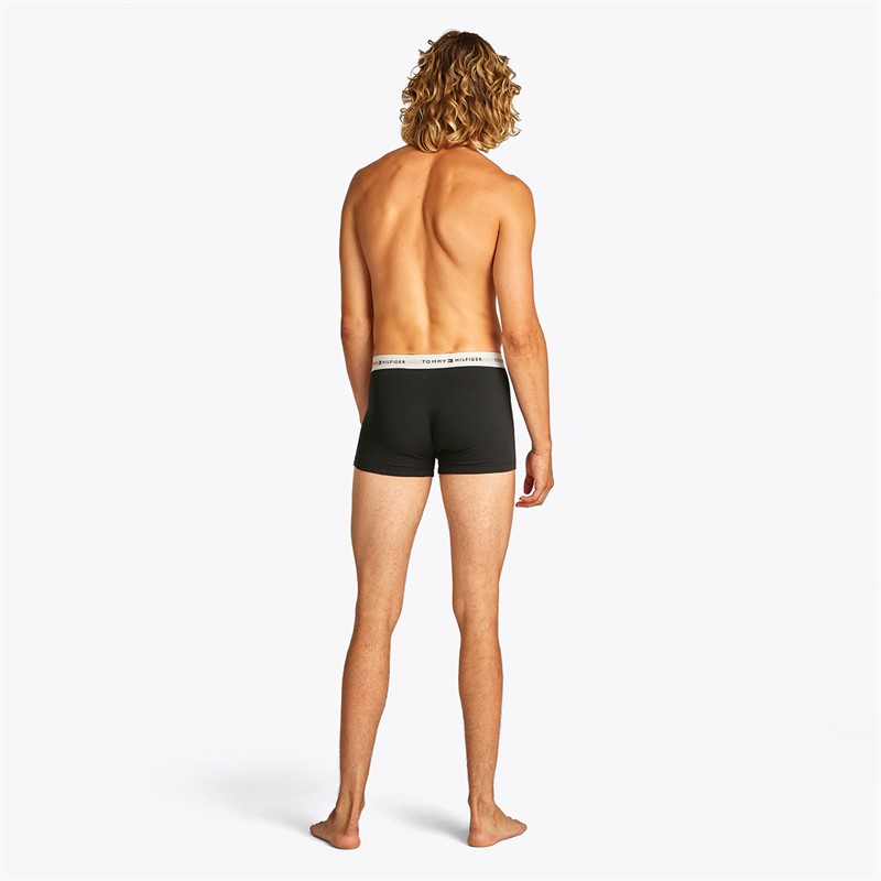 Tommy Hilfiger Heren 3 Pack Trunks Vsl Blauw / Light Cst / Wdg Blauw