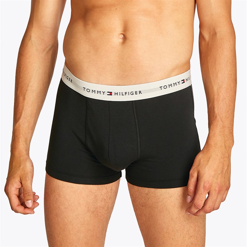Tommy Hilfiger Heren 3 Pack Trunks Vsl Blauw / Light Cst / Wdg Blauw