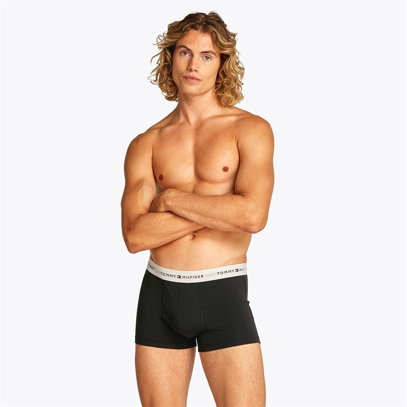 Tommy Hilfiger Heren 3 Pack Trunks Vsl Blauw / Light Cst / Wdg Blauw