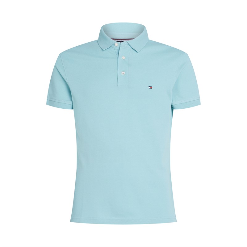Tommy Hilfiger Polo Slim Homme Tradewinds Aqua
