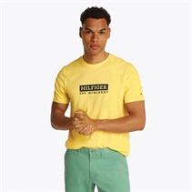 Tommy Hilfiger T-shirt Homme Couleur À Couleur Citronnelle