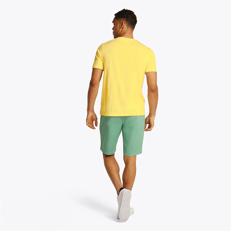Tommy Hilfiger Heren Colour To Colour T-Shirt Citronella