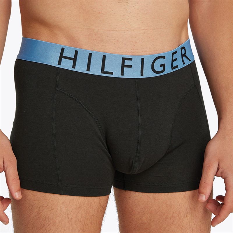 Tommy Hilfiger Heren Drie Pack Trunks Vibrant Indigo/Antiqe Zilver/Blue Spell