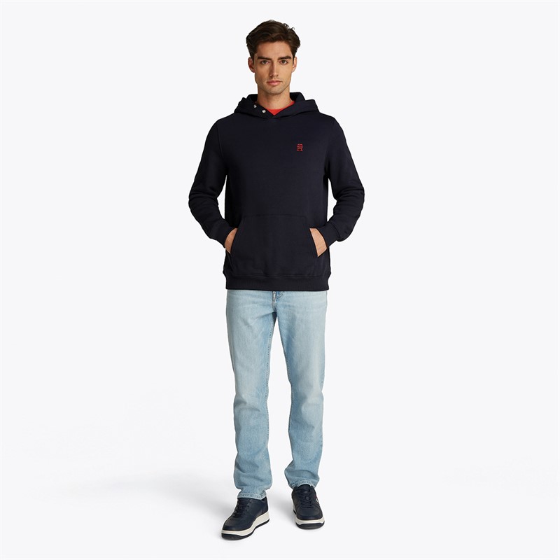 Tommy Hilfiger Heren Pullover Hoodie Desert Sky
