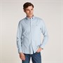 Tommy Hilfiger Heren Flex Dobby Lange Mouw Overhemd Breezy Blauw