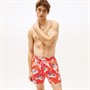 Tommy Hilfiger Short de Bain Homme Imprimé Tropical Orange Vif