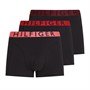 Tommy Hilfiger Heren Drie Pack Trunks Poppy Roze / Medium Rood / Diep Rouge