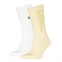 Tommy Hilfiger Mens Tommy Two Pack Socks Yellow