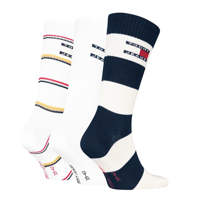 Tommy Hilfiger Three Pack Socks With Gift Box White