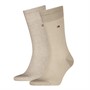 Tommy Hilfiger Mens Birdseye Two Pack Socks Black/Sand