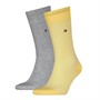 Tommy Hilfiger Mens Birdseye Two Pack Socks Yellow