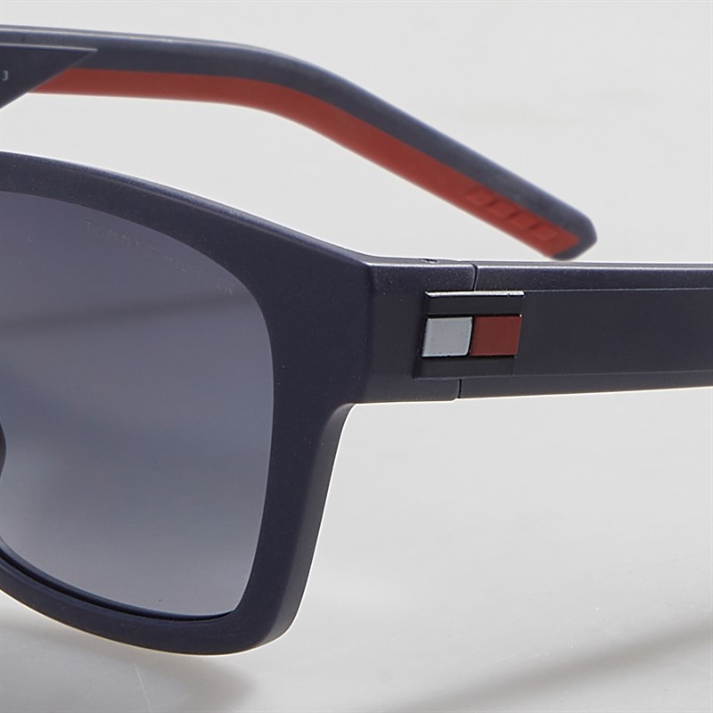 Tommy Hilfiger Mens Sunglasses Matte Blue