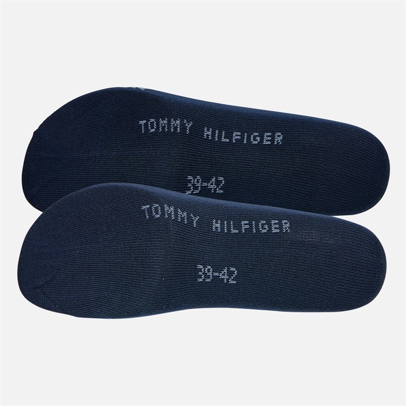 Tommy Hilfiger Mens Two Pack Monogram Socks Vintage Indigo