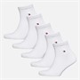 Tommy Hilfiger Mens Five Pack Socks White