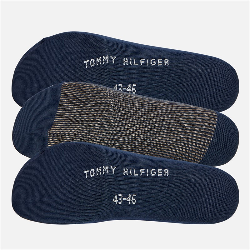 Tommy Hilfiger Mens Three Pack Socks Khaki