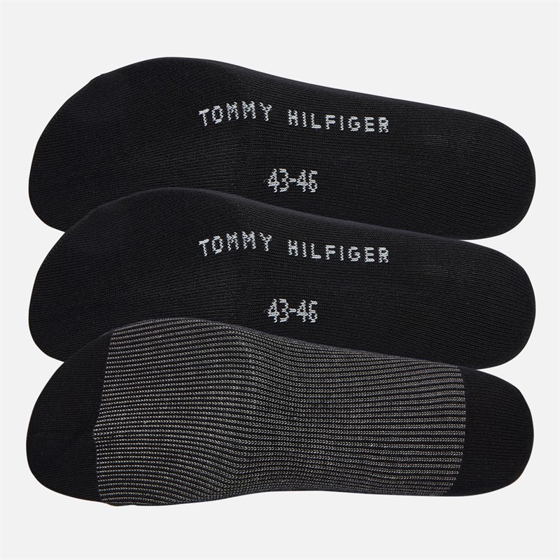 Tommy Hilfiger Mens Three Pack Socks Black