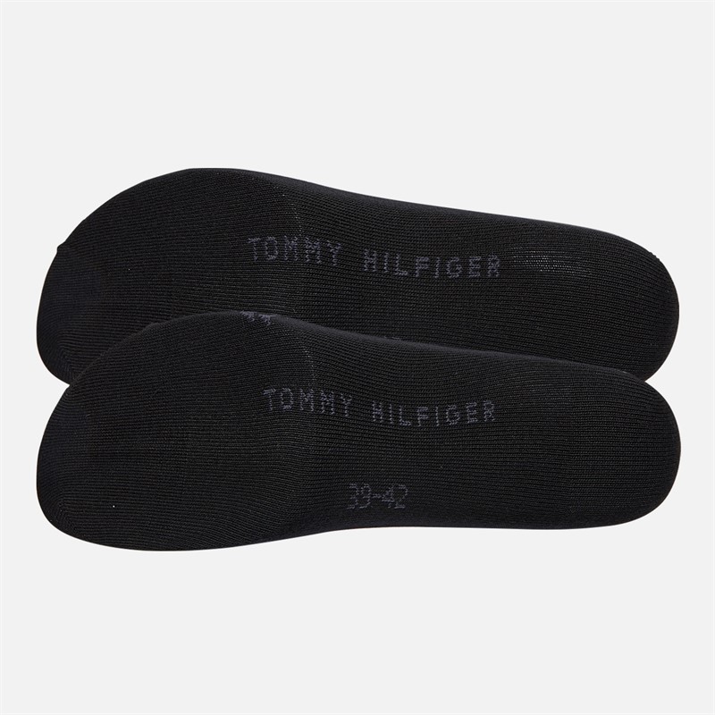 Tommy Hilfiger Mens Two Pack Monogram Socks Black