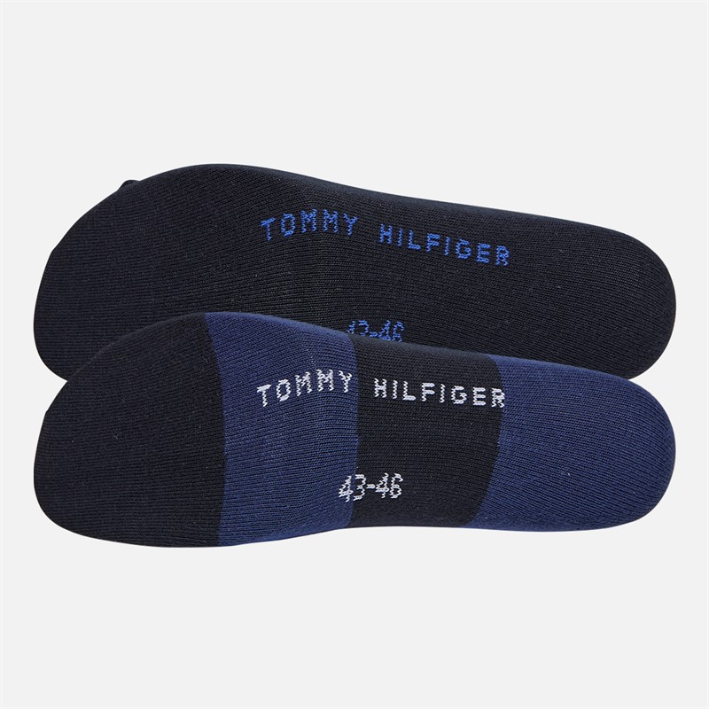 Tommy Hilfiger Mens Two Pack Rugby Socks Tommy Blue