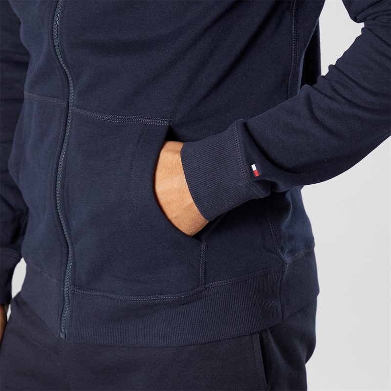 Tommy Hilfiger Mens Lounge Hoodie Navy Blue