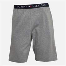 Tommy Hilfiger Mens Jersey Lounge Shorts Light Grey Heather