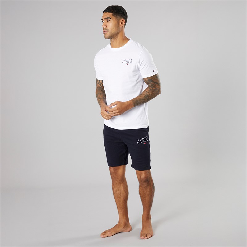 Tommy Hilfiger Mens Lounge Shorts Navy Blue