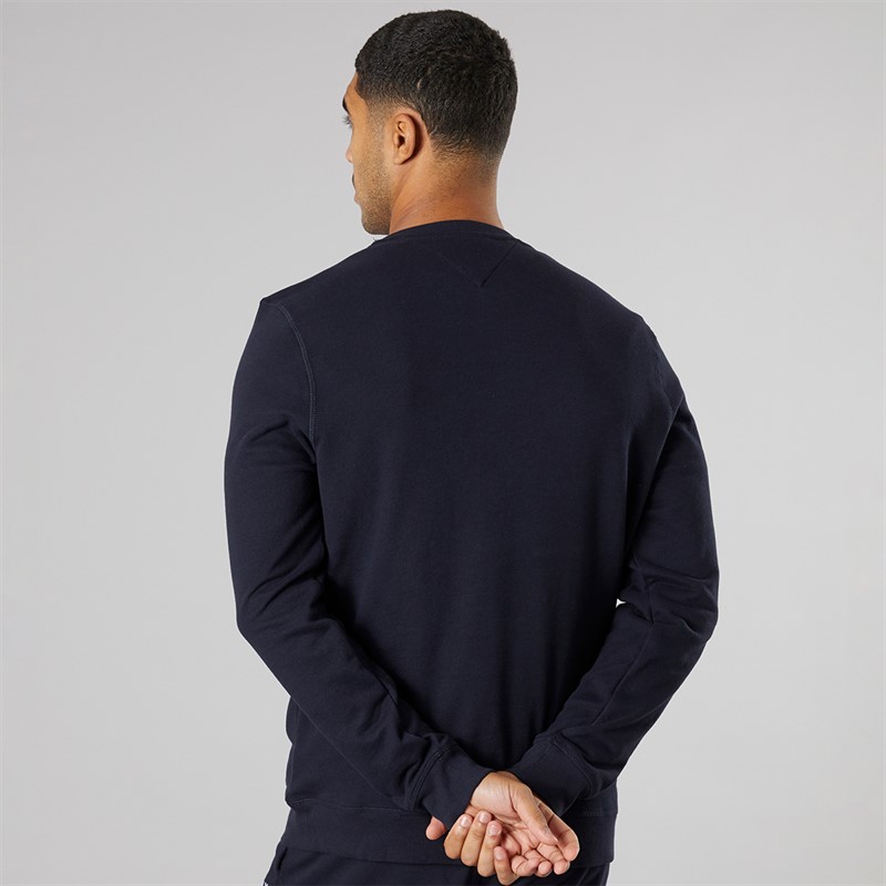 Tommy Hilfiger Mens Lounge Track Sweatshirt Navy Blue