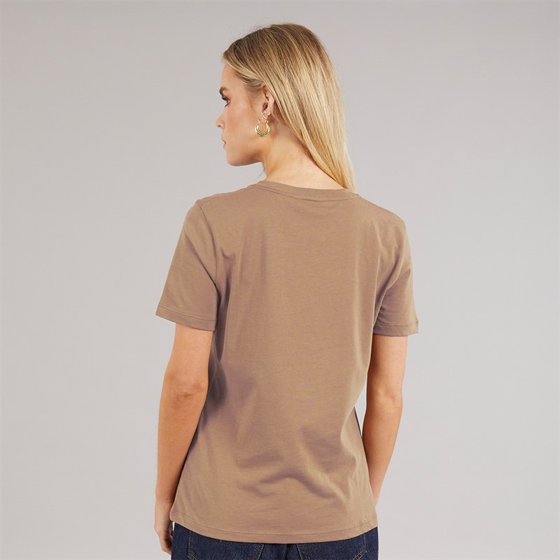 Tommy Hilfiger Womens Logo T-Shirt Hickory