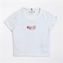 Tommy Hilfiger Junior Girls Butterfly Graphic T-Shirt White