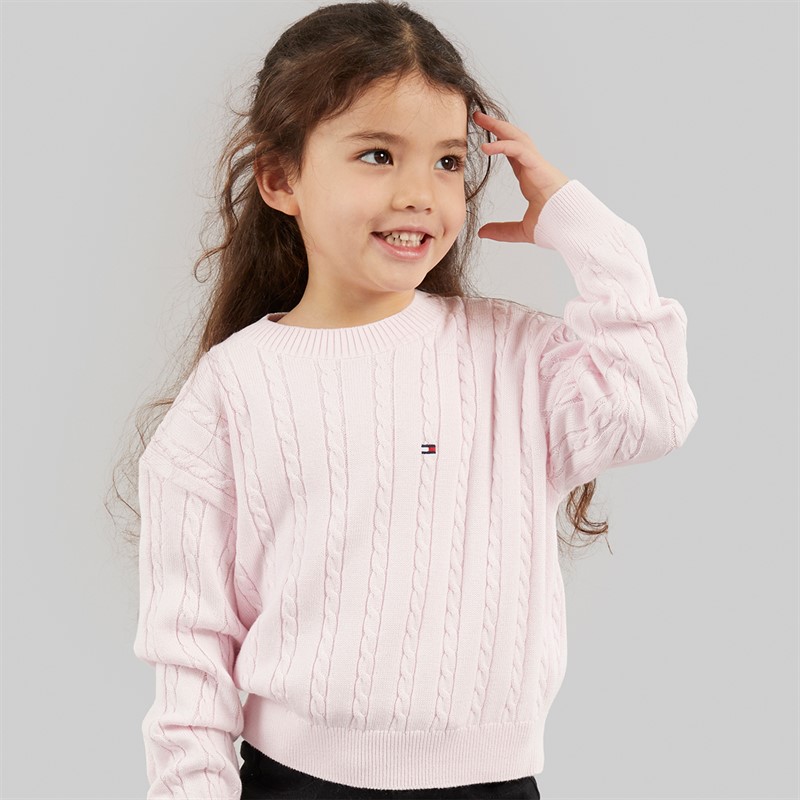 Tommy Hilfiger Girls Sweatshirt Light Pink