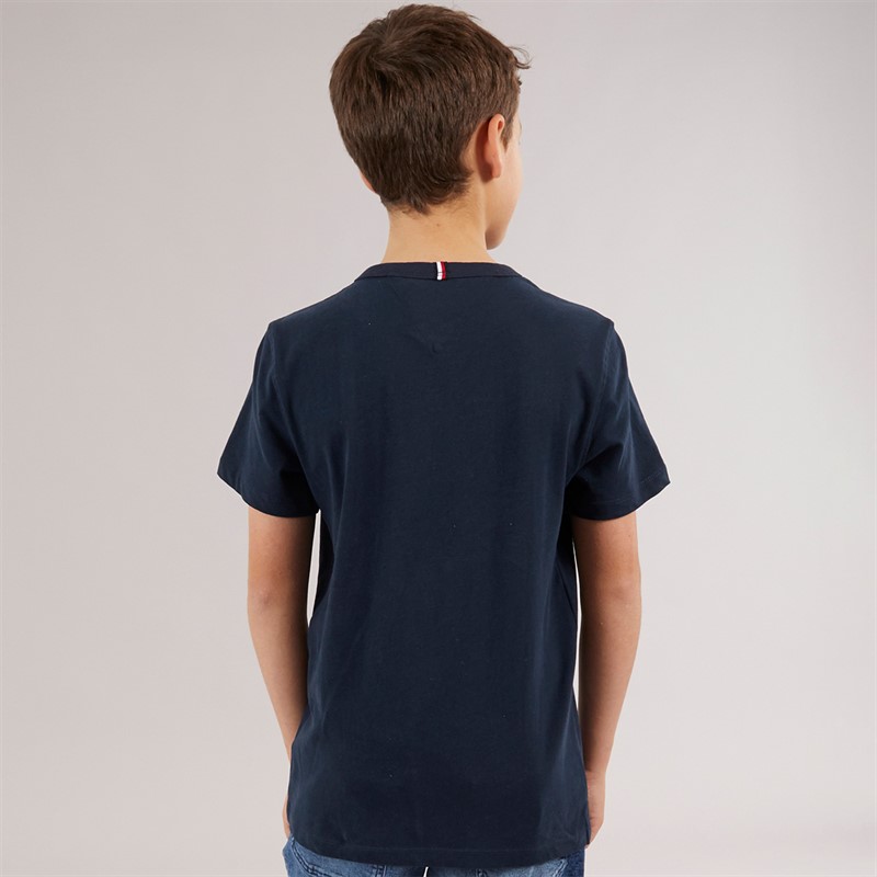 Tommy Hilfiger Junior Boys Graphic T-Shirt Dark Night Navy