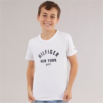 Tommy Hilfiger Junior Boys Graphic T-Shirt White