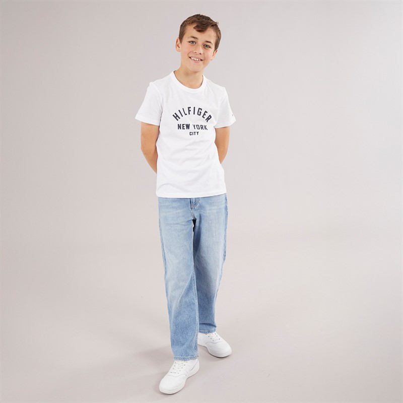 Tommy Hilfiger Junior Boys Graphic T-Shirt White