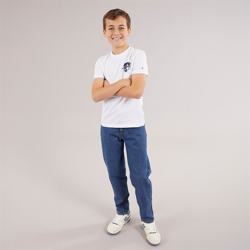 Tommy Hilfiger Junior Boys Varsity Graphic T-Shirt White