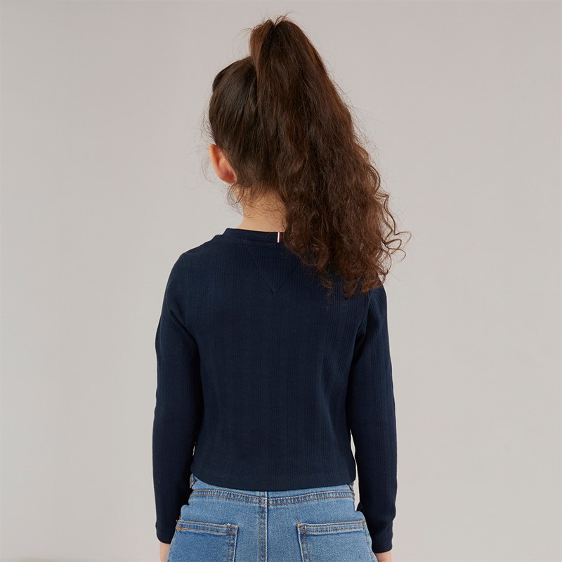 Tommy Hilfiger Girls Top Dark Night Navy