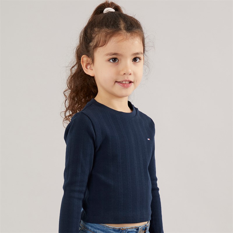 Tommy Hilfiger Girls Top Dark Night Navy