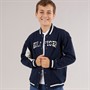 Tommy Hilfiger Junior Boys Graphic Bomber Jacket Dark Night Navy