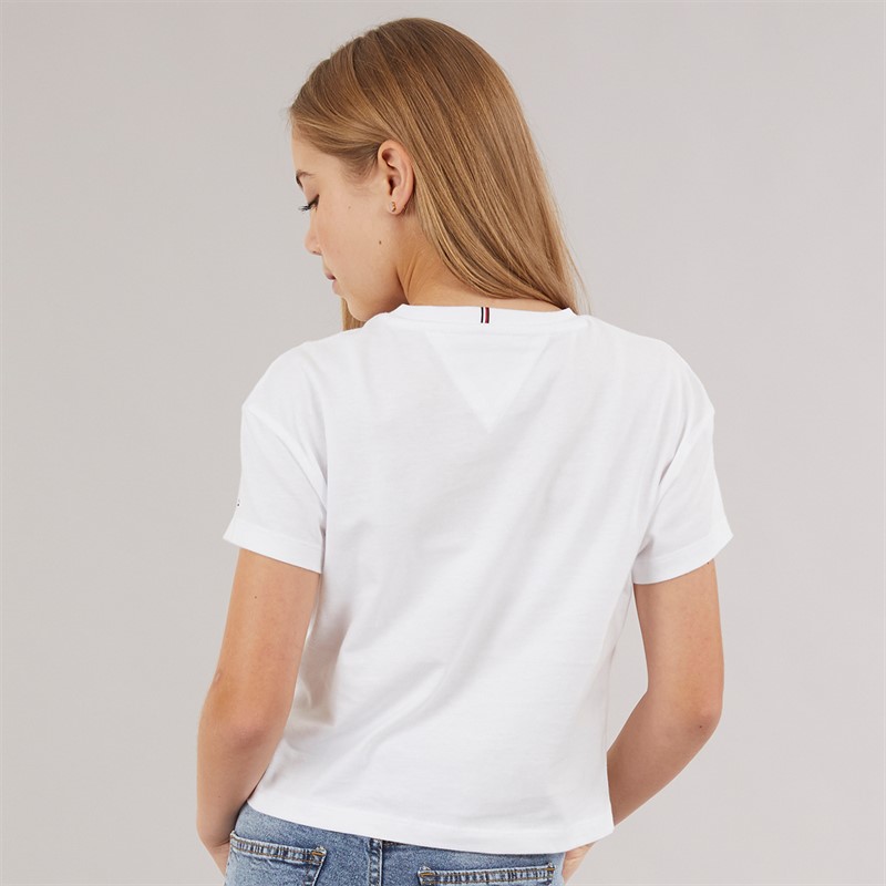 Tommy Hilfiger Junior Girls T-Shirt White