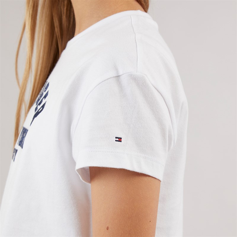Tommy Hilfiger Junior Girls T-Shirt White