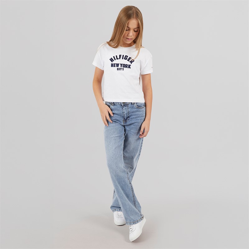 Tommy Hilfiger Junior Girls T-Shirt White