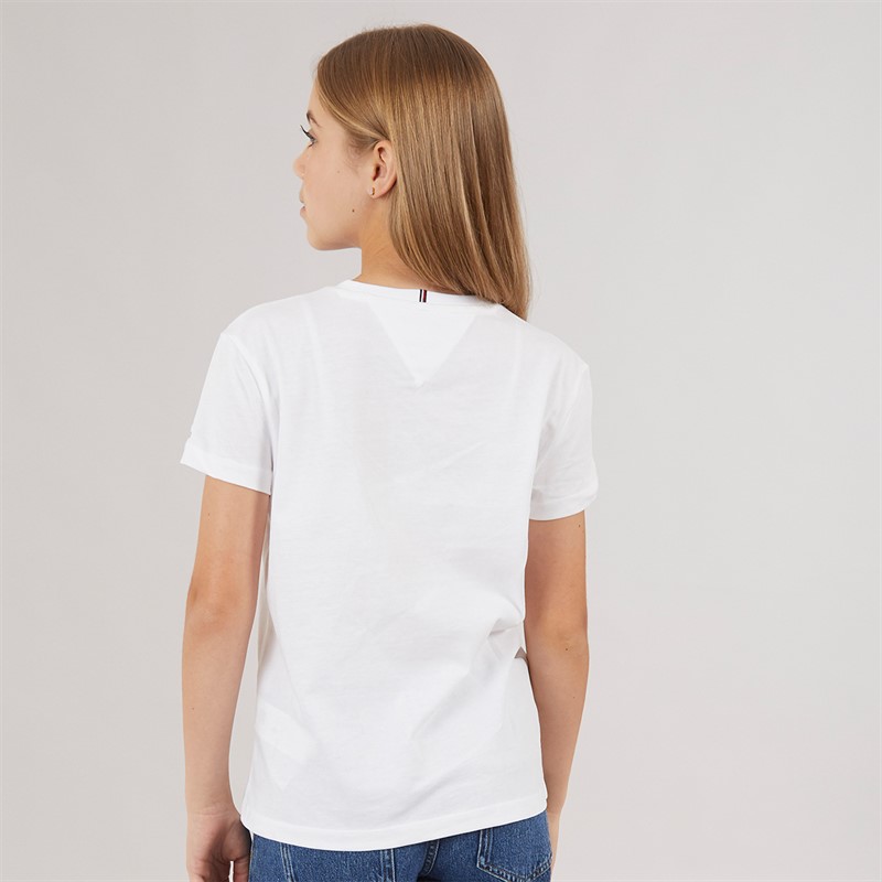 Tommy Hilfiger Junior Girls T-Shirt White