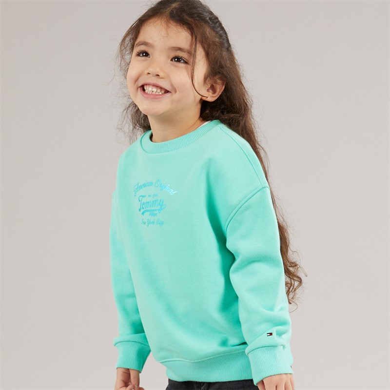 Tommy Hilfiger Girls Sweatshirt Menthol