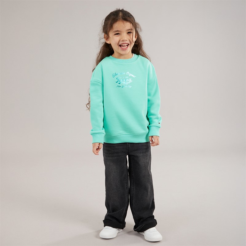 Tommy Hilfiger Girls Sweatshirt Menthol