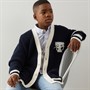 Tommy Hilfiger Junior Boys Varsity Cardigan Dark Night Navy